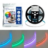 Лента 180SMD(5050)/м 16Вт/м 24V 5000*10*1.5мм RGB, LS502 FERON - КОЛОРЛОН ВТД Новосибирск