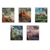 63298 ТЕТРАДЬ 48 Л, А5, КЛ. ERICHKRAUSE RUSSIAN GALAXY, МАТ. ЛАМ. ВЫБ. УФ-ЛАК, MIX-PACK /5/100/ - КОЛОРЛОН ВТД Новосибирск