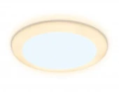 ***LED светильник с подсветкой и рег. крепежом DCR303 10W+4W 6400K/3000K 85-265V D120*35 (A55-100) - КОЛОРЛОН ВТД Новосибирск