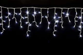 Бахрома для дома 1,5м*30/50см 48 ламп LED, прозрачн. провод, Белый 196-078 - КОЛОРЛОН ВТД Новосибирск