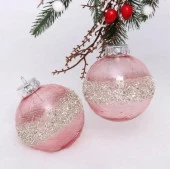 Набор украшений SHINE "Diamonds" 8 см (2 шт.), baby pink 201-1926 - КОЛОРЛОН ВТД Новосибирск