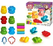3550 Игрушка AЯT CRAFT Набор для лепки Любимые животные, тесто 4х50г - КОЛОРЛОН ВТД Новосибирск