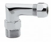 Угловой концевик д/жесткой трубки с внешн резьбой (хром) 1/2"- 10 L082M - КОЛОРЛОН ВТД Новосибирск