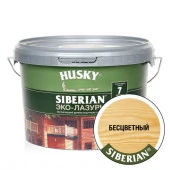 HUSKY SIBERIAN «Эко-Лазурь для дерева» полуматовая бесцветная (2,5л) - КОЛОРЛОН ВТД Новосибирск