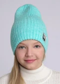CLEVER 444107ап Шапка детская, 52-54, Ментоловый - КОЛОРЛОН ВТД Новосибирск