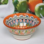 Коса для первых блюд большая 18см оранжевая Риштанская Керамика  406-407 - КОЛОРЛОН ВТД Новосибирск