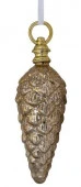 Новогоднее подвесное украшение из стекла / 5,5X5,5X18см арт.92648 - КОЛОРЛОН ВТД Новосибирск
