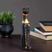Сувенир "Кот Египетский" средний роспись 004 чёрный 5*6,5*22,5 см 729079 - КОЛОРЛОН ВТД Новосибирск