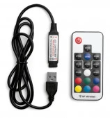Контроллер WOLTA Decor  WLC-CP/02 USB с пультом мини 5-12В 85х40х6мм - КОЛОРЛОН ВТД Новосибирск