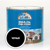 ЭКСПЕРТ Эмаль ПФ-115 глянц черная RAL 9005 (1,8кг; 6шт) - КОЛОРЛОН ВТД Новосибирск