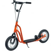 12STAMPN1.OR20 Самокат для детей Novatrack STAMP N1, ручной тормоз V-brake, дропаут, мягкая накладка - КОЛОРЛОН ВТД Новосибирск