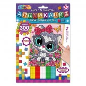 349230 Набор д/детского тв-ва аппликация мягкая мозаика (17х23 см) енотик МУЛЬТИ АРТ в кор.100шт - КОЛОРЛОН ВТД Новосибирск