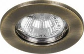 ***15206 DL10/DL3201 MR16 G5.3 античное золото/GAB Точечный светильник - КОЛОРЛОН ВТД Новосибирск