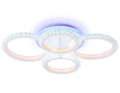 Светильник потолочный LED с RGB ПДУ FA9524/2+2 WH  92W 6400K/3000K+RGB 560*370*110 - КОЛОРЛОН ВТД Новосибирск