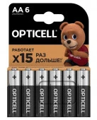 Батарейки OPTICELL Basic AA 6шт - КОЛОРЛОН ВТД Новосибирск