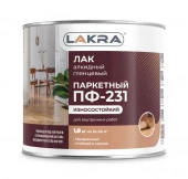 Лак ПФ-231 паркетный Лакра 1,8кг Л-С - КОЛОРЛОН ВТД Новосибирск