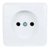 751-0200-121 VIOLA Розетка б/з белая (керамика) - КОЛОРЛОН ВТД Новосибирск