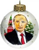 Шар "Президент с Кремлём" 2, 80 мм., в подарочной упаковке КУ-80-244171/2 - КОЛОРЛОН ВТД Новосибирск