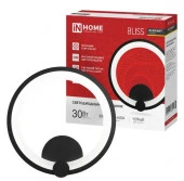 *Бра ELEGANT BLISS-BL 30Вт 230В 3000-6500K 2400Лм STEP COLOR черный IN HOME - КОЛОРЛОН ВТД Новосибирск