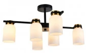 Люстра Escada 1151/6P E14*40W Black/Brass - КОЛОРЛОН ВТД Новосибирск