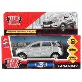 271516 Машина металл LADA XRAY длина 12 см, двери, багаж, инерц, серебристый, кор. Технопарк в кор.2 - КОЛОРЛОН ВТД Новосибирск