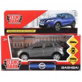 263448 Машина металл NISSAN QASHQAI длина 12 см, двери, багаж, инерц, серый, кор. Технопарк - КОЛОРЛОН ВТД Новосибирск