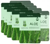 Farmstay Тканевая маска для лица с алоэ Visible Difference Mask Sheet Aloe 23 мл - КОЛОРЛОН ВТД Новосибирск