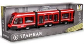 YK-2105 Игрушка-трамвай KID ROCKS, масштаб 1:16,со звуком и светом, инерц. механизм - КОЛОРЛОН ВТД Новосибирск