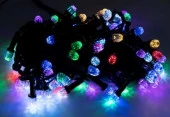 Гирлянда электрическая Грани d=0.7см l=9м 100LED 8 режимов, мультиколор арт.2024-3155 Код273322 - КОЛОРЛОН ВТД Новосибирск