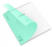 56441 ТЕТРАДЬ 12 Л, ЛИН. ERICHKRAUSE КЛАССИКА COVERPRO® СИЯНИЕ БИРЮЗОВЫЙ, ПЛАСТ. ОБЛ. НА СКОБЕ /10 - КОЛОРЛОН ВТД Новосибирск