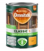 Защитно-декоративная пропитка Omnitex Classic S Сосна 0,9л - КОЛОРЛОН ВТД Новосибирск