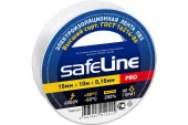 Изолента ПВХ 15мм/10м/0,15мм белая SAFELINE - КОЛОРЛОН ВТД Новосибирск