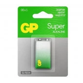 Алкалиновая батарейка GP Super Alkaline G-Tech 9V Крона - 1 шт. - КОЛОРЛОН ВТД Новосибирск