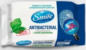****SMILE W Antibacterial Влажные салфетки 60 шт  с подорожником - КОЛОРЛОН ВТД Новосибирск