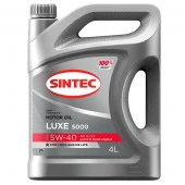 Масло моторное Sintec Люкс 5000 5W40 SL/CF 4л п/синт - КОЛОРЛОН ВТД Новосибирск