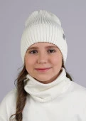 CLEVER 523422ха Шапка детская, 52-54, Молочный - КОЛОРЛОН ВТД Новосибирск