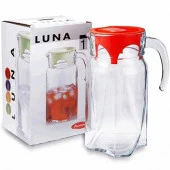 43544R  LUNA(601345) кувшин с красн.крышк.1,7 л. - КОЛОРЛОН ВТД Новосибирск