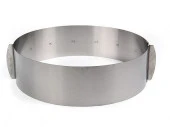 SP-159-214-1-BL Форма для торта регулируемая 15-30см, нерж. сталь, Сибирская посуда, 217-16-003 - КОЛОРЛОН ВТД Новосибирск
