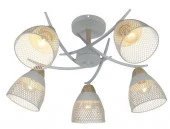 *Люстра Escada 516/5 E27*60W White/Wood - КОЛОРЛОН ВТД Новосибирск