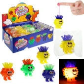Т23887 1Toy Йо-Ёжик "Тролль" со светом, 6,5х5х7,5 cм, 4 вида (12 шт./дб) - КОЛОРЛОН ВТД Новосибирск