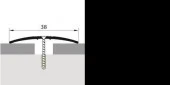 Стык 38 мм 0,9  анод. черный матовый - КОЛОРЛОН ВТД Новосибирск