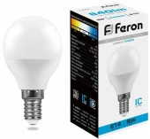 9W 230V E14 6400K G45, LB-550 Feron - КОЛОРЛОН ВТД Новосибирск