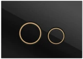 Кнопка TWINS для LINK PRO/VECTOR/LINK/HI-TEC черный матовый Cersanit - КОЛОРЛОН ВТД Новосибирск