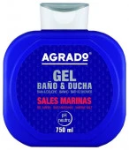 AGRADO Гель для ванн и душа  "Marine salts", 750ml - КОЛОРЛОН ВТД Новосибирск