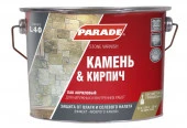 Лак для камня акриловый на растворит. PARADE L40 Камень & Кирпич Глянцев. 2,5л Россия - КОЛОРЛОН ВТД Новосибирск