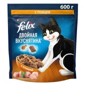 600Г КОРМ FELIX ДВОЙНАЯ ВКУСНЯТИНА С ПТИЦЕЙ  132887 - КОЛОРЛОН ВТД Новосибирск