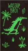 Полотенце махровое Этель Cool crocodile, 50×90 см, 100% хлопок, 420 г/м² - КОЛОРЛОН ВТД Новосибирск