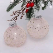Набор украшений SHINE "Diamond Sand" 8 см (2 шт.), baby pink 201-1986 - КОЛОРЛОН ВТД Новосибирск