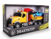 AB-2120 Игрушка-эвакуатор KID ROCKS, масштаб 1:12, со звуком и светом, инерц. механизм - КОЛОРЛОН ВТД Новосибирск