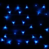 Гирлянда для дома 16м, 200 ламп LED, Синий, прозр.пров., с возмож. соединен 125-017 - КОЛОРЛОН ВТД Новосибирск